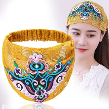 Load image into Gallery viewer, Women&#39;s fashion trends in hairband ethnic headdress embroidered hair accessories