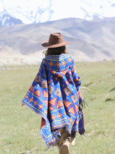 Load image into Gallery viewer, Ethnic style with hat shawl cloak Tibet travel wear photo warm outer cape