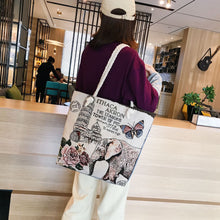 Load image into Gallery viewer, Double-sided Ethnic Style Embroidery Bag Women&#39;s Live Embroidery Peacock Elephant Canvas Bag