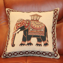 Load image into Gallery viewer, Ethnic style elephant pillowcase double-sided embroidered pillowcase sofa cushion