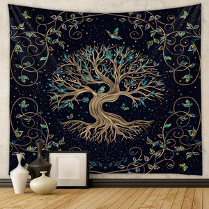 Bohemian tapestry room decoration hanging cloth Datura decorative cloth tapestry
