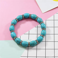 Load image into Gallery viewer, Tibetan Bohemian retro ethnic turquoise bracelet Tibetan women&#39;s jewelry bracelet accessories Nepal.