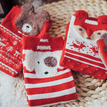 Load image into Gallery viewer, Autumn and winter new product red Christmas socks gift box cartoon cute medium tube socks female cotton socks Christmas socks boxed