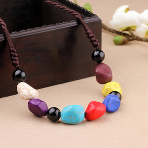 Original Ethnic Handmade Jewelry Retro Accessories Short Clavicle Necklace Exaggerated Necklace