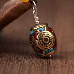 Hand-made Nepal Tibet Ornaments Retro Literary and National Style Necklace Pendants for Men and Women