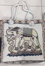 Load image into Gallery viewer, Double-sided Ethnic Style Embroidery Bag Women&#39;s Live Embroidery Peacock Elephant Canvas Bag