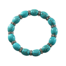 Load image into Gallery viewer, Tibetan Bohemian retro ethnic turquoise bracelet Tibetan women&#39;s jewelry bracelet accessories Nepal.