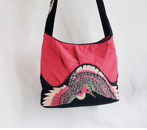 New Ethnic Embroidery Shoulder Bag Joker Light Shoulder Bag