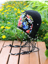 Load image into Gallery viewer, Ethnic style embroidered knitted hat Women&#39;s spring and summer versatile ear protection hat