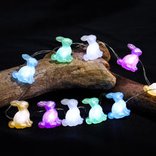 Load image into Gallery viewer, Led Bunny Easter Lights String Eggs Festival Atmosphere Decorative Lights Indoor and Outdoor Festival Background Decorative Lights