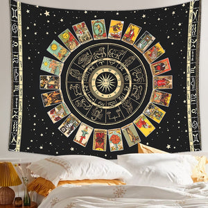 New psychedelic mushroom tapestry dream plant wall tapestry Galaxy space tapestry starry sky tapestry wall hanging