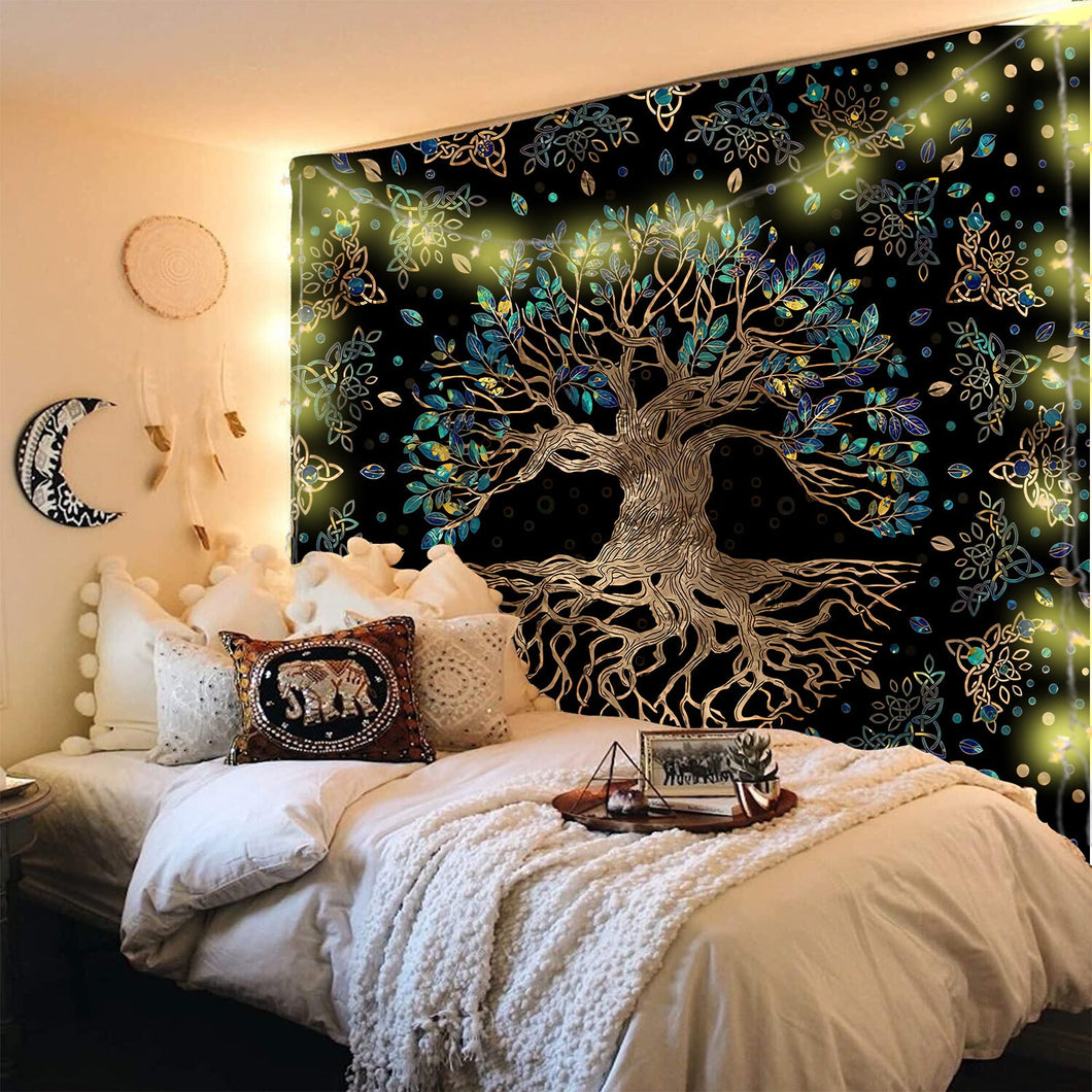 Psychedelic Mushroom Tapestry Dream Plant Wall Tapestry Galaxy Space Tapestry Starry Sky Tapestry Wall Hanging