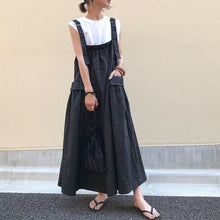 Load image into Gallery viewer, Spot  Skirt Suit In Mid-summer Long Big Pocket Knee-length Aging Pocket Cute Japanese Bib Skirt