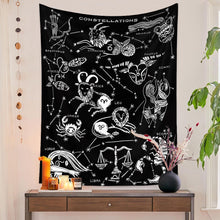 Load image into Gallery viewer, Bohemian tapestry room decoration hanging cloth Datura decorative cloth tapestry