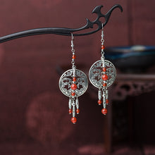 Load image into Gallery viewer, Ethnic Style Earrings Exaggerated Vintage Tassel Earrings Antique Style Earrings