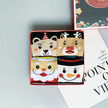 Load image into Gallery viewer, Autumn and winter new product red Christmas socks gift box cartoon cute medium tube socks female cotton socks Christmas socks boxed