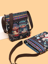 Load image into Gallery viewer, Women&#39;s Crossbody Shoulder Bag Canvas Bag Thai Ethnic Style Embroidery Cute Fashion Lady&#39;s Mobile Phone Bag Shoulder Bag