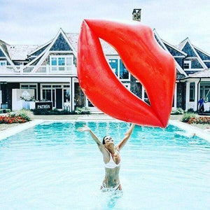 Red Lips INFLATABLE FLOATING ENVIRONMENTAL PROTECTION PVC FLOATING Swimming Toy