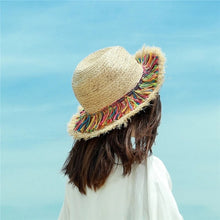 Load image into Gallery viewer, Summer Hand-Woven Bohemian Straw Parent-Child Sun Hat