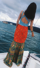 Load image into Gallery viewer, Bohemian Ethnic Wind Beach Vacation Slim Personality Fishtail Dress