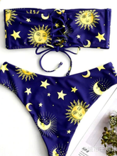 Load image into Gallery viewer, Sexy Tube Top Printed Split Bikini