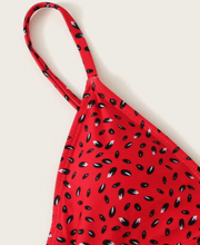 Load image into Gallery viewer, Watermelon Print Bikini Split Swimsuit