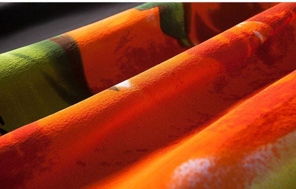 Flower Short Sleeve Plus Size Casual Maxi Dress