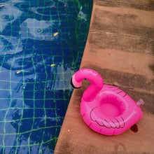 Load image into Gallery viewer, Flamingos Inflatable Floating drink holder Swimming Toy