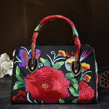 Load image into Gallery viewer, National style embroidered  Messenger Bag Handbag Single Shoulder Bag Canvas