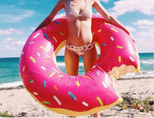 Load image into Gallery viewer, Donuts inflatable floating drainage supplies floating bed swimming toy