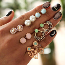Load image into Gallery viewer, Girls Stud 6 Pairs Lot Cute Thai Style Earrings Jewelry Accessories