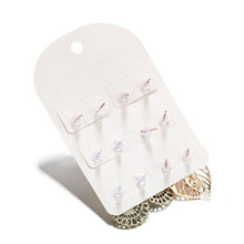 Load image into Gallery viewer, Girls Stud 6 Pairs Lot Cute Thai Style Earrings Jewelry Accessories