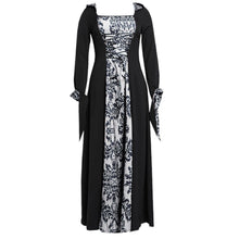 Load image into Gallery viewer, Vintage Dress Women Gothic Long Sleeve Hooded Maxi Dress Long Gown Party Dresses Loose Square Collar robe femme Plus Size