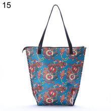 Load image into Gallery viewer, Vintage Women Mandala Flower Shopping Bag Large Capacity Pouch Tote with Handle