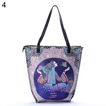 Load image into Gallery viewer, Vintage Women Mandala Flower Shopping Bag Large Capacity Pouch Tote with Handle