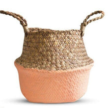 Load image into Gallery viewer, Wicker Storage Basket Flower Baskets Laundry Storage Decorative Basket Rattan Flower Pot Garden Planters Household Organizer