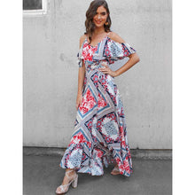Load image into Gallery viewer, New Women Sling Long Beach Midi Dress
