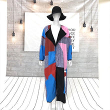 Load image into Gallery viewer, Women Autumn Winter Woollen Coat Long Sleeve Turn-Down Collar Oversize Polyester Outwear Jacket Elegant Loose Overcoats Femenino