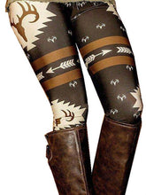 Load image into Gallery viewer, Spring and Autumn hot sale deer head Christmas camouflage printing Europe and the United States outdoor high-elastic legging trousers women