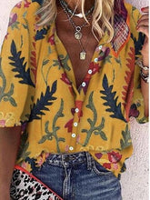 Load image into Gallery viewer, Multicolor Printing Fashion Loose Women&#39;s Shirt