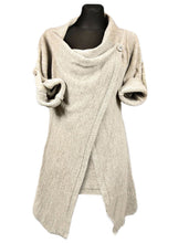 Load image into Gallery viewer, Women s Acrylic Soft Knit Long Sleeve One-Button Wrap Cardigan
