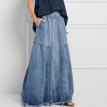 Load image into Gallery viewer, Long Skirt Stretch Vintage Loose Maxi Club Streetwear Cotton Sexy Harajuku Skirts