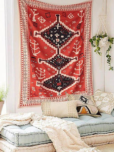 Bohemia Multifunctional Floral Printed Tapestry Decoration