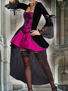Halloween Cosplay Adult Costume Vampire Witch Queen Dress