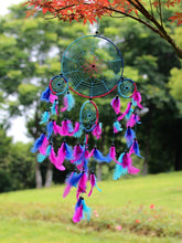 Load image into Gallery viewer, Colorful Feather Home Wall Car Pendant Decoration Dreamcatcher