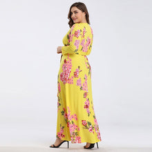 Load image into Gallery viewer, Summer Floral V Neck Clothes for Pregnant Women Printing  Long Sleeve Dress