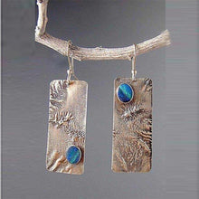 Load image into Gallery viewer, Tai Silver Pattern Drop For Women Earrings-1