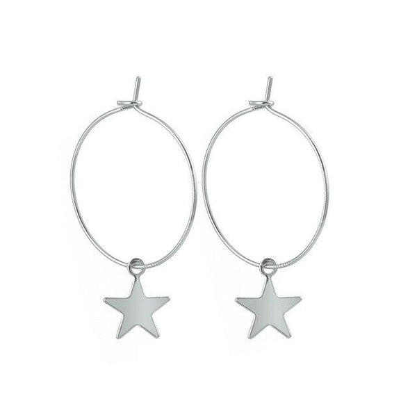 Tai Silver Pattern Drop For Women Earrings