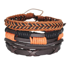 Load image into Gallery viewer, Vintage Multilayer Leather Handmade Rope Braided Bracelet