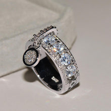 Load image into Gallery viewer, Fashion Jewelry Luxury White Zircon Engagement Ring